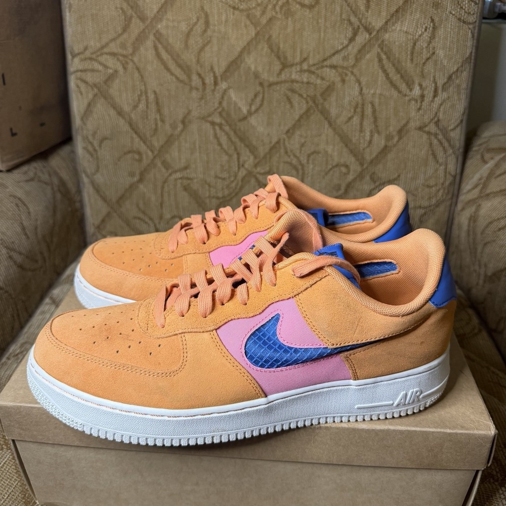 Nike Air Force‎ 1 07 Lv8 Orange Trance CW7300-800 Men's Size 12